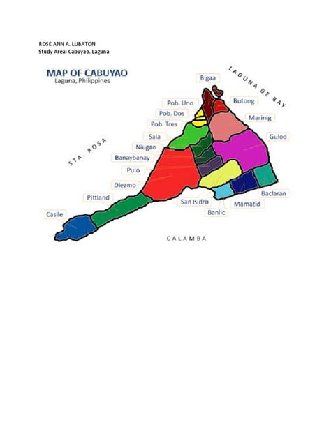 Detailed Satellite Map of Cabuyao .